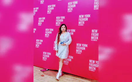 Ms Haryana and Her Mesmerizing Cinematic Fashion and Radiant Presence at New York Fashion Week in New York