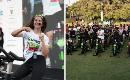 Over 1,000 participate in Kavisha UFIT Flow Fest, India’s first spin rave event more than 100 people spin at one time