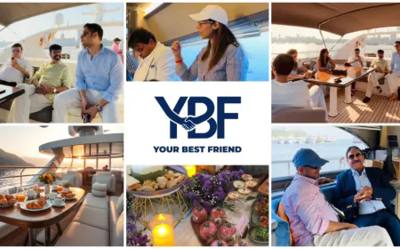 Entrepreneurs Gather for a Luxury Networking Sundowner on a Ferretti 880 Yacht in Mumbai