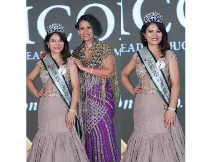 Mrs Rakhi Shrivastava Shines as Mrs India Global Icon – Central Zone at VG Mrs India Global Icon Season 7 2026