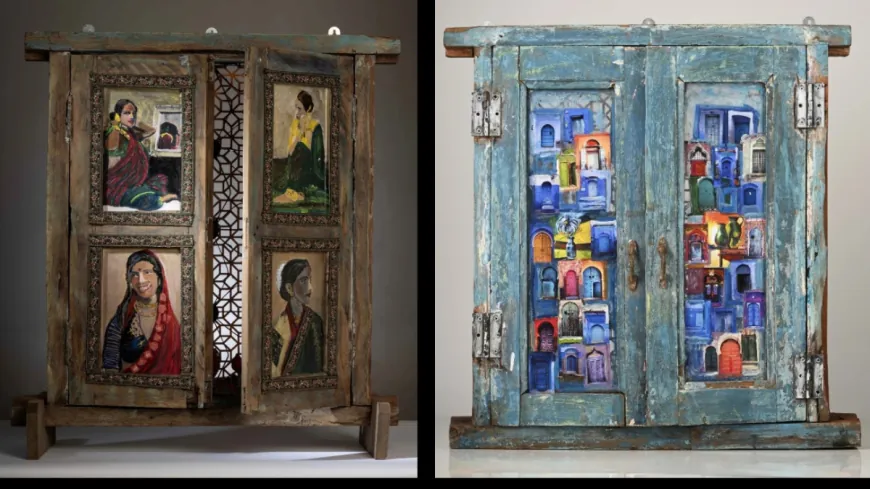 Nandita Desai Unveils a Unique Painting Exhibition on Vintage and Handcrafted Windows