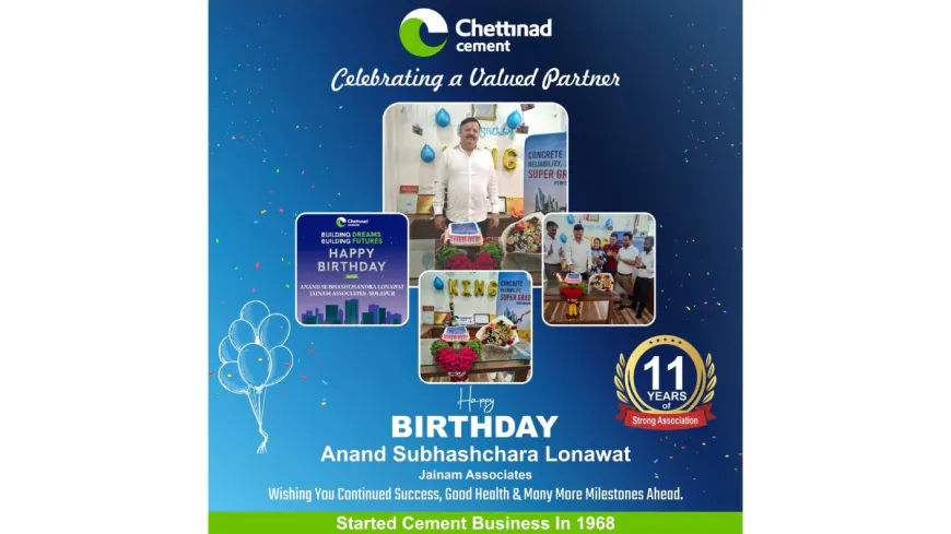 Celebrating a Legacy of Trust: Chettinad Cement Honors Valued Dealer on His Birthday