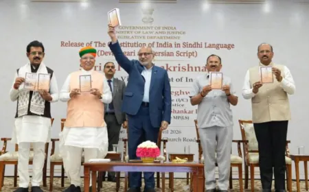 MP Shankar Lalwani Joins Pavan Sindhi in Celebrating Vice President’s Sindhi Constitution Release