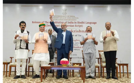 10th April to mark Sindhi Language Day MP Shankar Lalwani organized an event Boosts linguistic Inclusivity