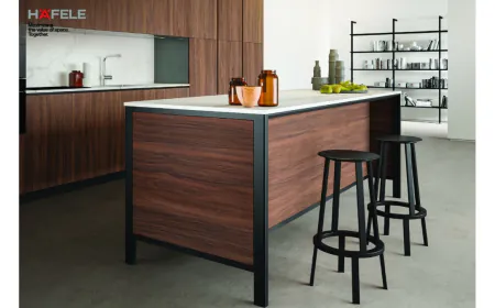 Hafele Islene – Aluminium Profiles for Modular Island Systems Built to Complement Modern Kitchen Spaces