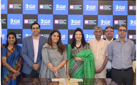 ATLAS SkillTech University and Whistling Woods International Launch Media & Entertainment Summer School for Classes 8 to 12