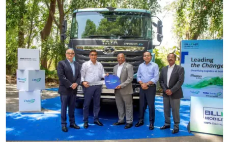 BillionE Mobility Receives India’s Largest EV Truck Delivery from Tata Motors and Expands Fleet to Accelerate EV Freight Transition