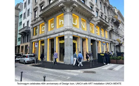 Technogym celebrates 40th anniversary of Design Icon, UNICA with ART Installation UNICA MENTE