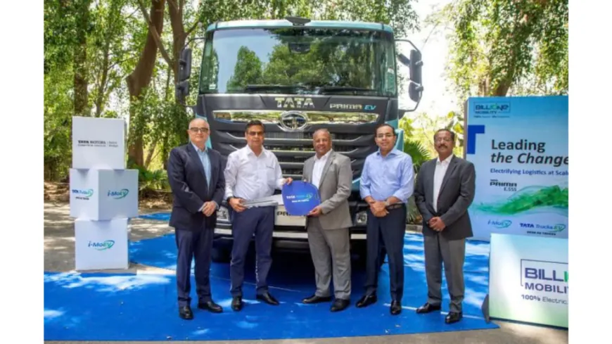 BillionE Mobility Receives India’s Largest EV Truck Delivery from Tata Motors and Expands Fleet to Accelerate EV Freight Transition